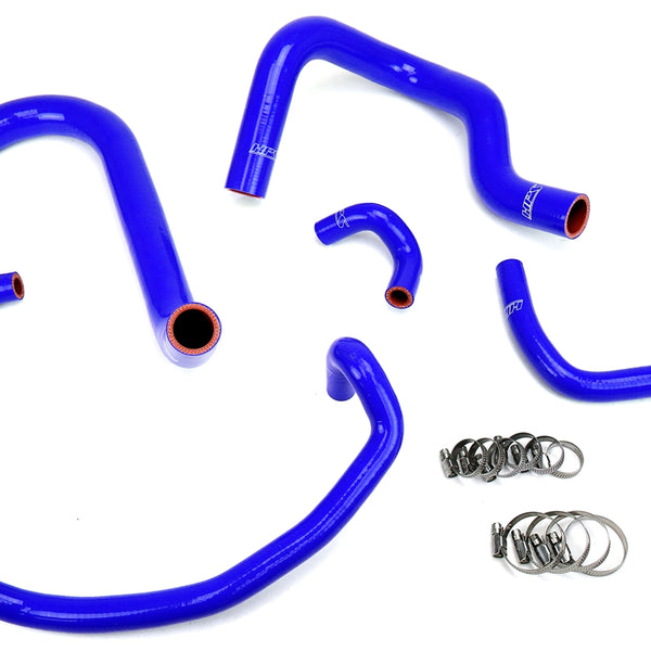 HPS Performance High Temp Reinforced Silicone Radiator and Heater Coolant Hose Kit Blue 57-1746-BLUE