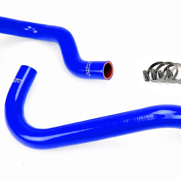 HPS Performance High Temp Reinforced Silicone Radiator Coolant Hose Kit Blue 57-1746R-BLUE