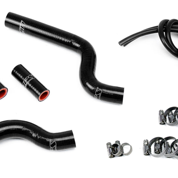 HPS Performance High Temp Reinforced Silicone Radiator Coolant Hose Kit Black 57-1756-BLK