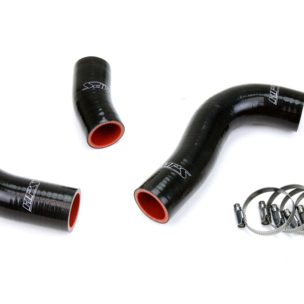 HPS Performance High Temp Reinforced Silicone Radiator Coolant Hose Kit Black 57-1776-BLK
