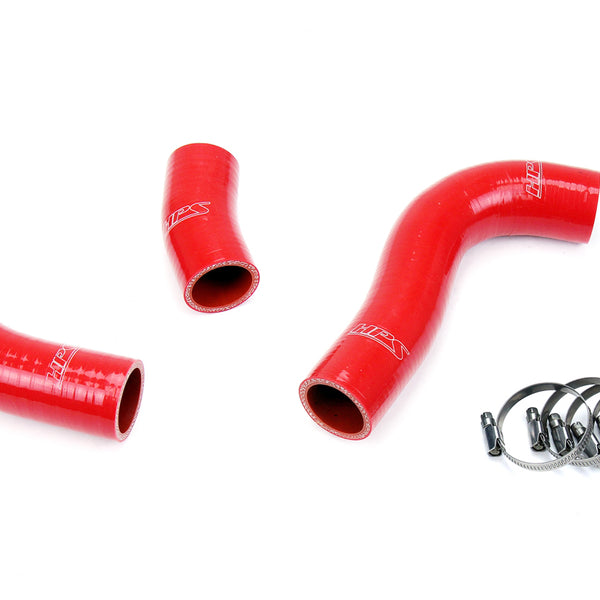 HPS Performance High Temp Reinforced Silicone Radiator Coolant Hose Kit Red 57-1776-RED