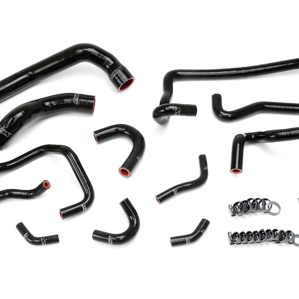 HPS Silicone Radiator and Heater Coolant Hose Kit Nissan 1989-1994 Skyline GTR R32 RB26DETT Twin Turbo Black 57-1782-BLK