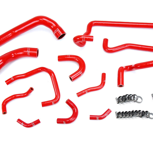 HPS Silicone Radiator and Heater Coolant Hose Kit Nissan 1989-1994 Skyline GTR R32 RB26DETT Twin Turbo Red 57-1782-RED