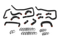HPS Performance High Temp Reinforced Silicone Ancillary Coolant Hose Kit Black 57-1807-BLK