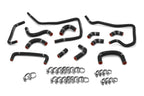 HPS Performance High Temp Reinforced Silicone Ancillary Coolant Hose Kit Black 57-1807-BLK