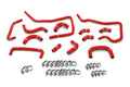 HPS Performance High Temp Reinforced Silicone Ancillary Coolant Hose Kit Red 57-1807-RED