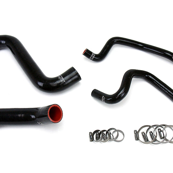 HPS Performance High Temp Reinforced Silicone Radiator and Heater Coolant Hose Kit Black 57-1809-BLK
