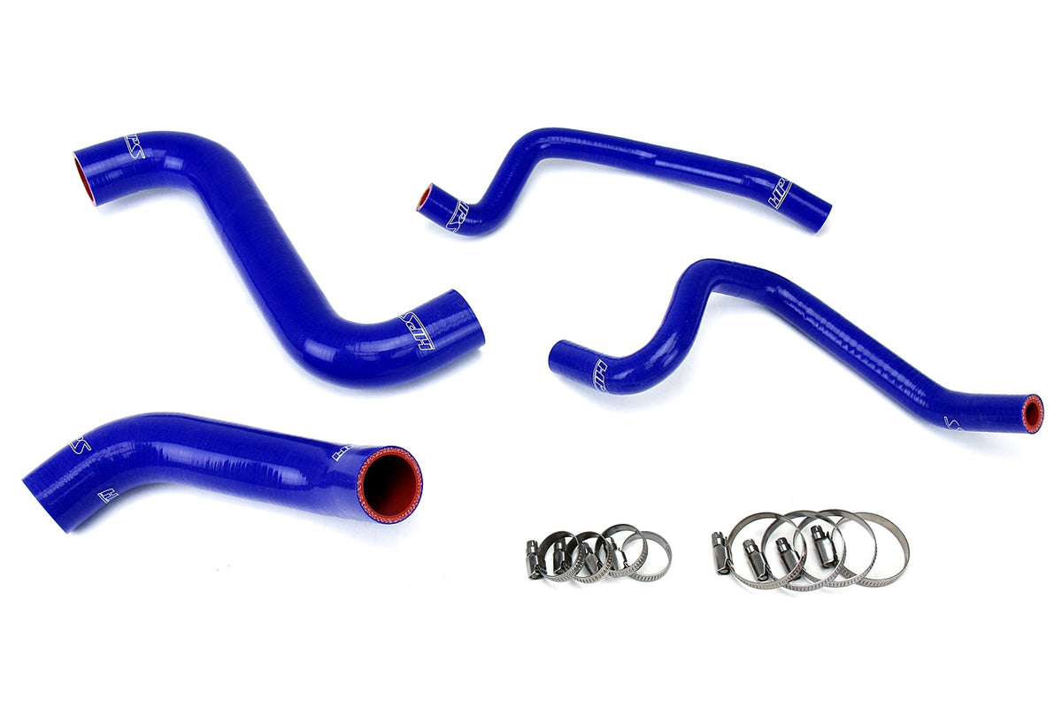 HPS Performance High Temp Reinforced Silicone Radiator and Heater Coolant Hose Kit Blue 57-1809-BLUE