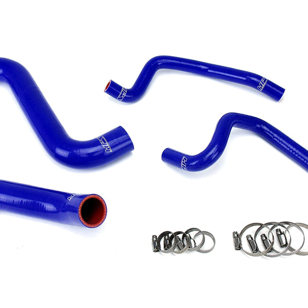 HPS Performance High Temp Reinforced Silicone Radiator and Heater Coolant Hose Kit Blue 57-1809-BLUE
