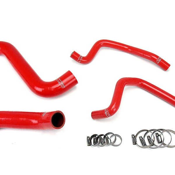HPS Performance High Temp Reinforced Silicone Radiator and Heater Coolant Hose Kit Red 57-1809-RED