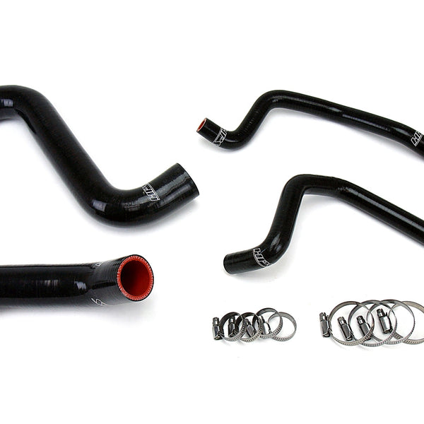 HPS Performance High Temp Reinforced Silicone Radiator and Heater Coolant Hose Kit Black 57-1810-BLK