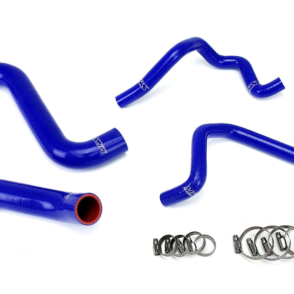 HPS Performance High Temp Reinforced Silicone Radiator and Heater Coolant Hose Kit Blue 57-1811-BLUE