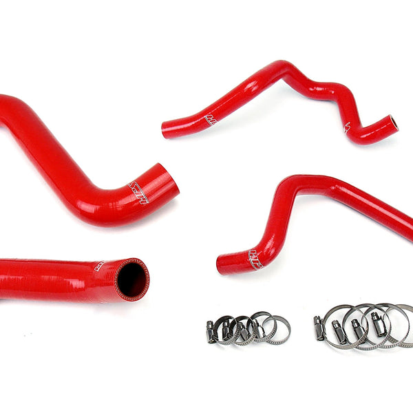 HPS Performance High Temp Reinforced Silicone Radiator and Heater Coolant Hose Kit Red 57-1811-RED