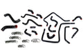HPS Performance High Temp Reinforced Silicone Radiator Heater and Ancillary Coolant Hose Kit Black 57-1812-BLK