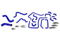 HPS Performance High Temp Reinforced Silicone Radiator Heater and Ancillary Coolant Hose Kit Blue 57-1814-BLUE