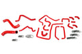 HPS Performance High Temp Reinforced Silicone Radiator Heater and Ancillary Coolant Hose Kit Red 57-1814-RED