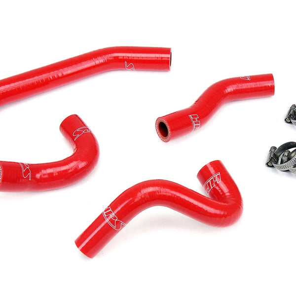 HPS Performance High Temp Reinforced Silicone Radiator Coolant Hose Kit Red 57-1824-RED