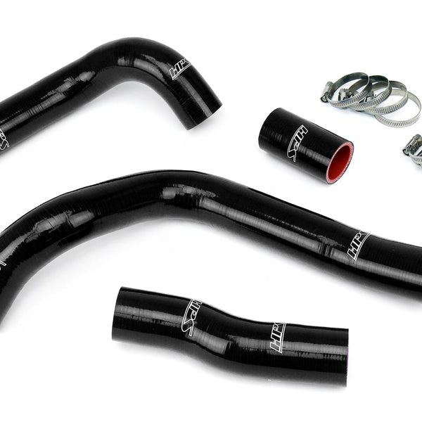 HPS Performance High Temp Reinforced Silicone Radiator Coolant Hose Kit Black 57-1829-BLK