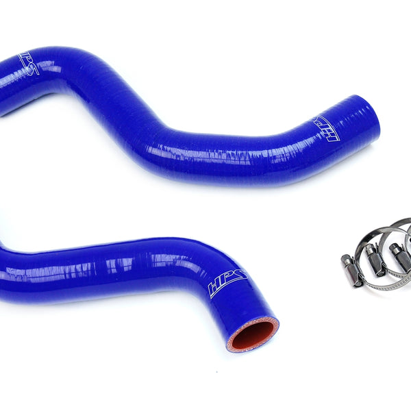 HPS Performance High Temp Reinforced Silicone Radiator Coolant Hose Kit Blue 57-1840-BLUE