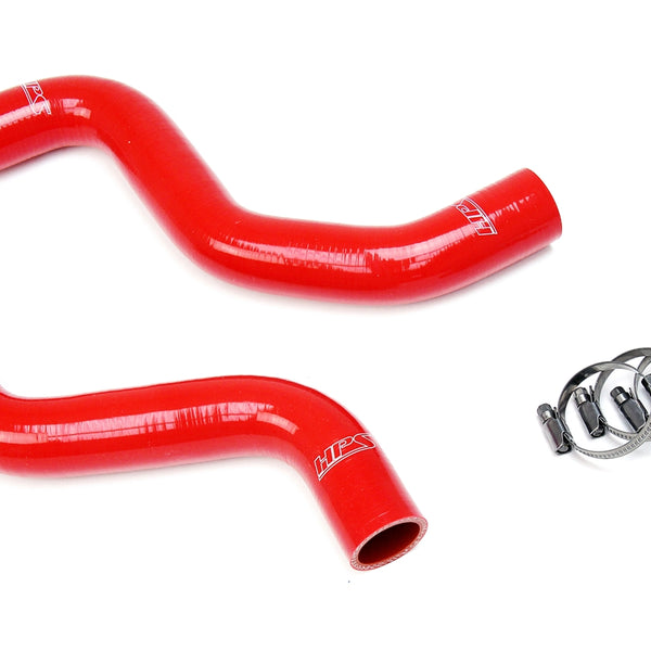 HPS Performance High Temp Reinforced Silicone Radiator Coolant Hose Kit Red 57-1840-RED