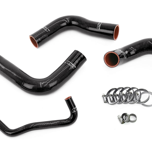 HPS Performance High Temp Reinforced Silicone Radiator Coolant Hose Kit Black 57-1842-BLK