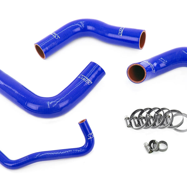 HPS Performance High Temp Reinforced Silicone Radiator Coolant Hose Kit Blue 57-1842-BLUE