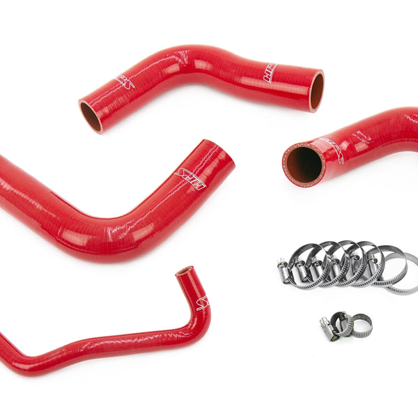 HPS Performance High Temp Reinforced Silicone Radiator Coolant Hose Kit Red 57-1842-RED