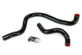 HPS Performance High Temp Reinforced Silicone Radiator Coolant Hose Kit Black 57-1843-BLK