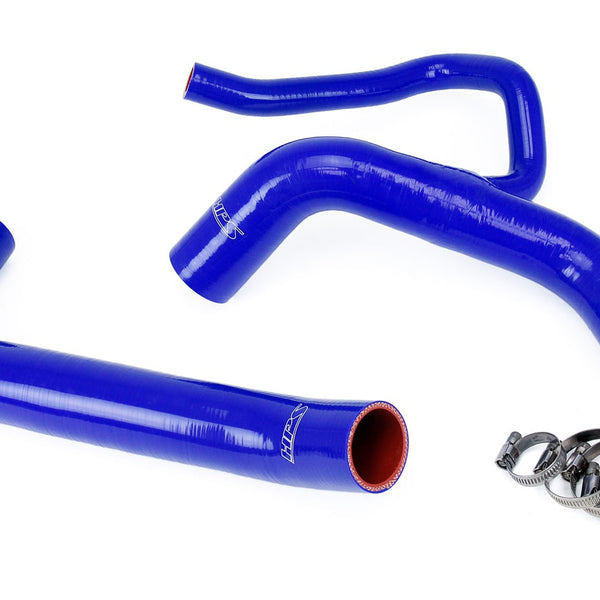 HPS Performance High Temp Reinforced Silicone Radiator Coolant Hose Kit Blue 57-1848-BLUE