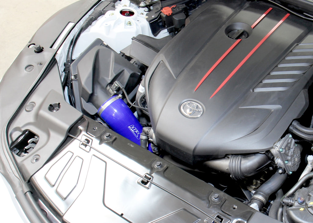 HPS Performance High Temp Reinforced Silicone Air Intake Hose Kit, Blue, 57-1851-BLUE