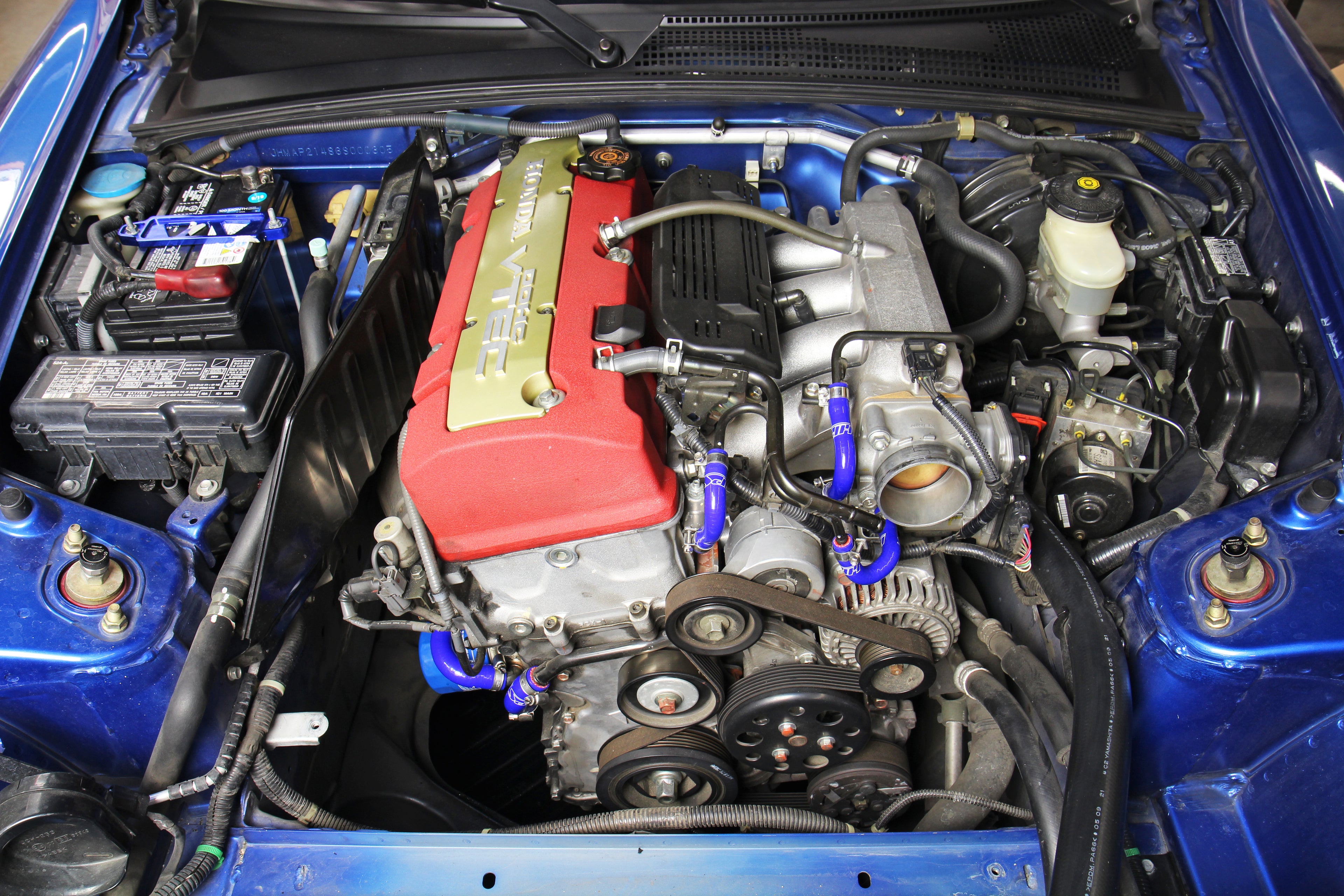 HPS Performance High Temp Reinforced Silicone Oil Cooler and Throttle Body Coolant Hose Kit, Blue, 57-1857-BLUE