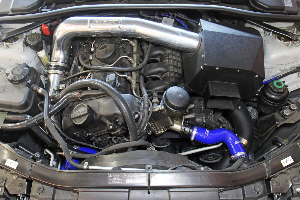 HPS Performance High-Temp Reinforced Silicone Radiator and Heater Coolant Hose Kit (Blue) - BMW 335i 335ix 335is N54/N55 E90/E92/E93 (2007-2013)