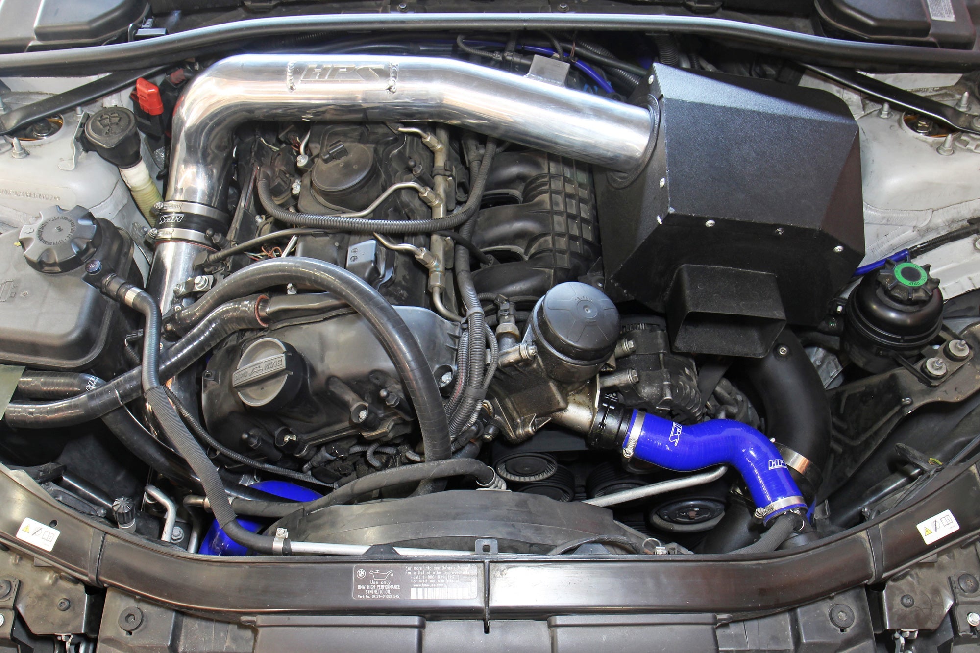 HPS Performance High Temp Reinforced Silicone Radiator and Heater Coolant Hose Kit, Blue, 57-1860-BLUE