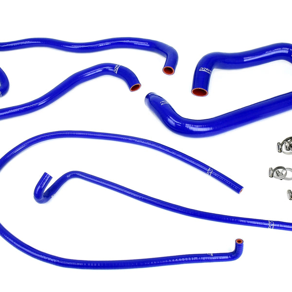 HPS Performance High Temp Reinforced Silicone Radiator Coolant Hose Kit Blue 57-1861-BLUE