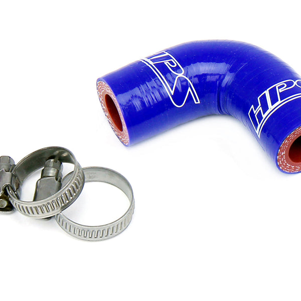 HPS Performance Silicone High Temp Reinforced Oil Cooler Coolant Elbow Hose Blue 57-1881-BLUE