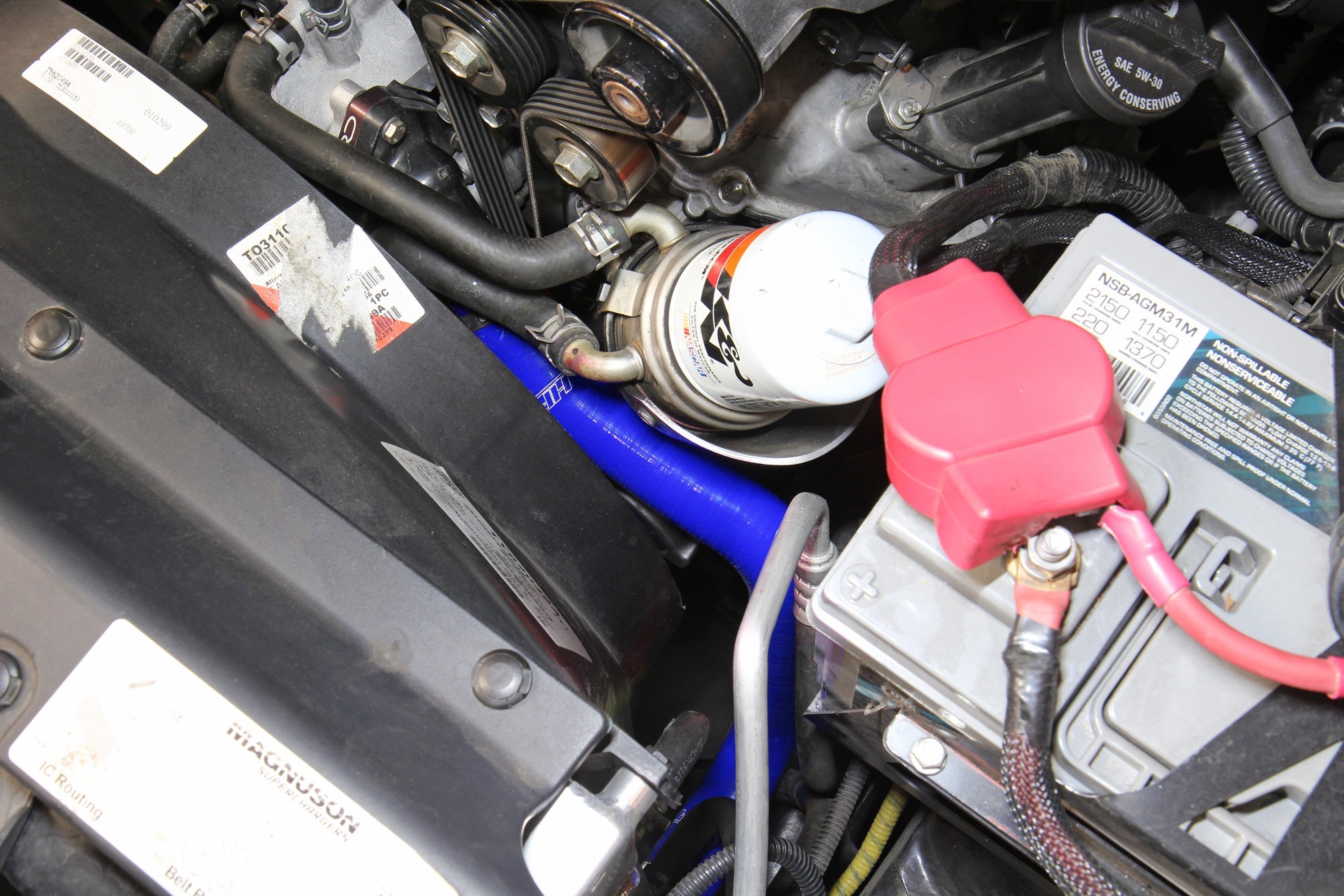 HPS Performance High Temp Reinforced Silicone Radiator Coolant Hose Kit, Blue, 57-2056-BLUE