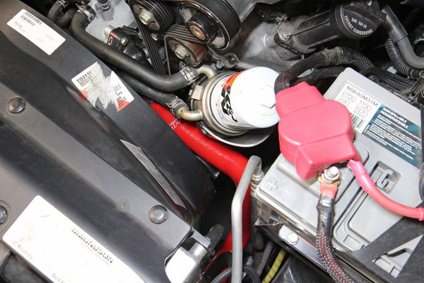 HPS Performance High Temp Reinforced Silicone Radiator Coolant Hose Kit, Red, 57-2056-RED