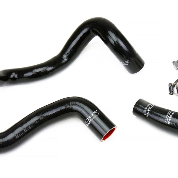 HPS Performance High Temp Reinforced Silicone Radiator Coolant Hose Kit Black 57-1886-BLK