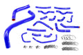 HPS Performance High Temp Reinforced Silicone Radiator and Heater Coolant Hose Kit Blue 57-1912-BLUE