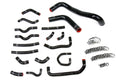 HPS Performance High Temp Reinforced Silicone Radiator and Heater Coolant Hose Kit Black 57-1914-BLK