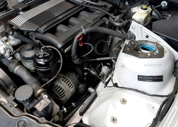 HPS Performance High Temp Reinforced Silicone Radiator and Heater Coolant Hose Kit, Black, 57-2076-BLK
