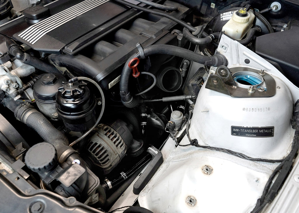 HPS Performance High Temp Reinforced Silicone Radiator and Heater Coolant Hose Kit, Black, 57-2076-BLK