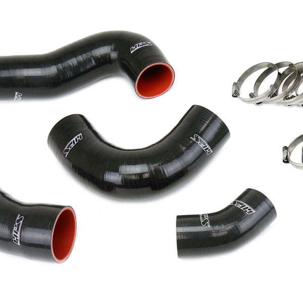 HPS Performance High Temp Reinforced Silicone Intercooler Hose Boots Kit Black 57-1949-BLK
