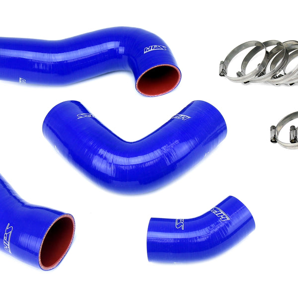 HPS Performance High Temp Reinforced Silicone Intercooler Hose Boots Kit Blue 57-1949-BLUE