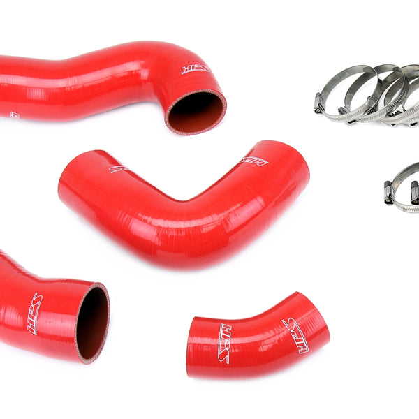 HPS Performance High Temp Reinforced Silicone Intercooler Hose Boots Kit Red 57-1949-RED