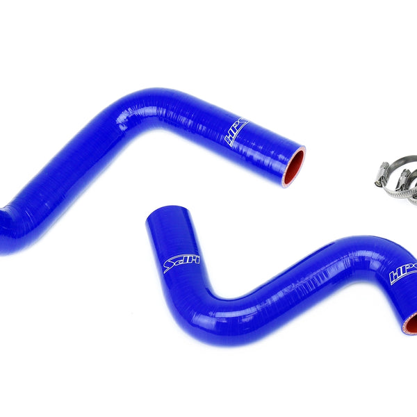 HPS Silicone Radiator Hose Kit Nissan 1989-1998 240SX with LS Swap LS1 water pump 9 o'clock thermostat KA24DE radiator Blue 57-1955-BLUE