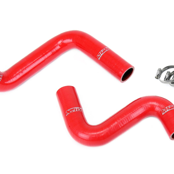 HPS Silicone Radiator Hose Kit Nissan 1989-1998 240SX with LS Swap LS1 water pump 9 o'clock thermostat KA24DE radiator Red 57-1955-RED