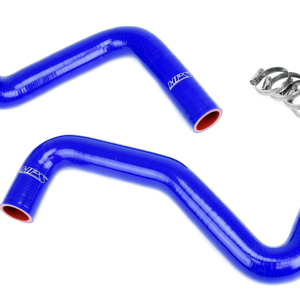 HPS Silicone Radiator Hose Kit Nissan 1989-1998 240SX with LS Swap LS1 water pump 9 o'clock thermostat SR20DET radiator Blue 57-1956-BLUE
