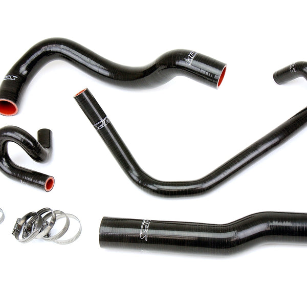 HPS Silicone Radiator and Heater Hose Kit 01-05 Lexus IS300 1JZ-GTE VVT-i from JZS170 Toyota Crown with OEM Style IS300 Radiator Black 57-1960-BLK