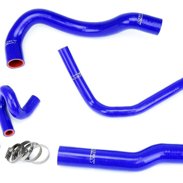 HPS Silicone Radiator and Heater Hose Kit 01-05 Lexus IS300 1JZ-GTE VVT-i from JZS170 Toyota Crown with OEM Style IS300 Radiator Blue 57-1960-BLUE